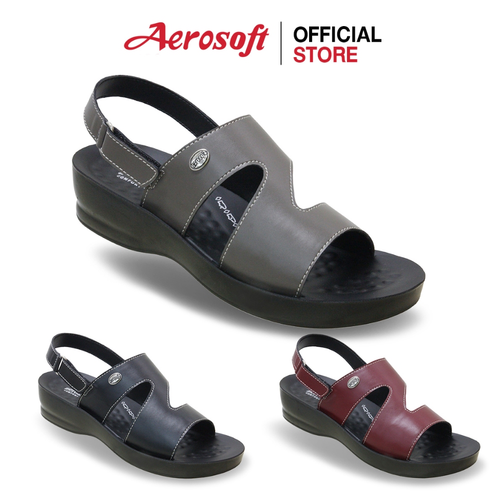 Aerosoft (Clearance Sale) รองเท้าแตะแบบสวมมีสายรัดส้น รุ่น LC3913