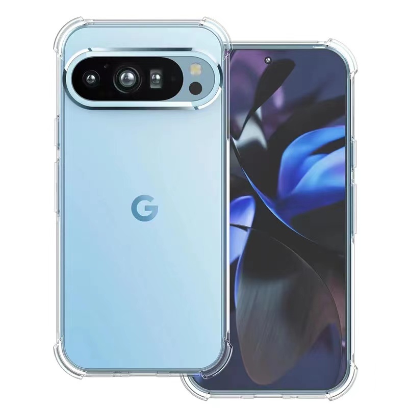 Google Pixel 9a(พร้อมส่งในไทย)เคสTPUใสกันกระแทกแบบคลุมกล้องGoogle Pixel 9/Google Pixel 9Pro/Google P