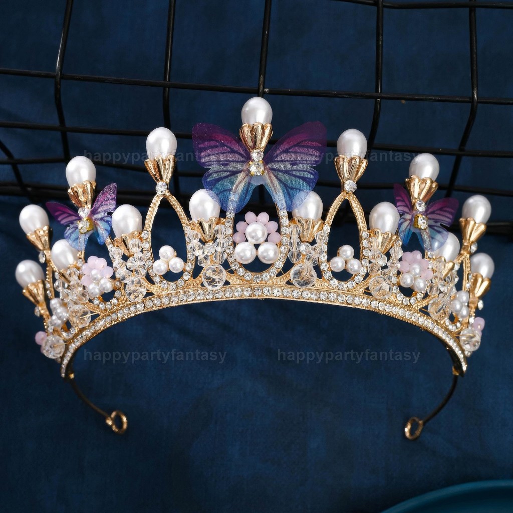 มงกุฏ มงกุฎ มงกุฏเพชร มงกุฎเพชร ที่คาดผมเพชร ที่คาดผมเจ้าสาว มงกุฏผีเสื้อ เจ้าสาว ประกวดนางงาม - รูปที่ 6