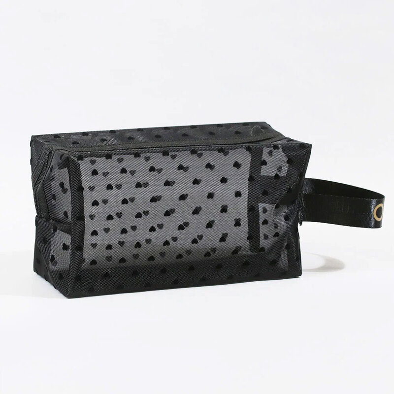 Oni Oversize Square Mesh Cosmetic Bag