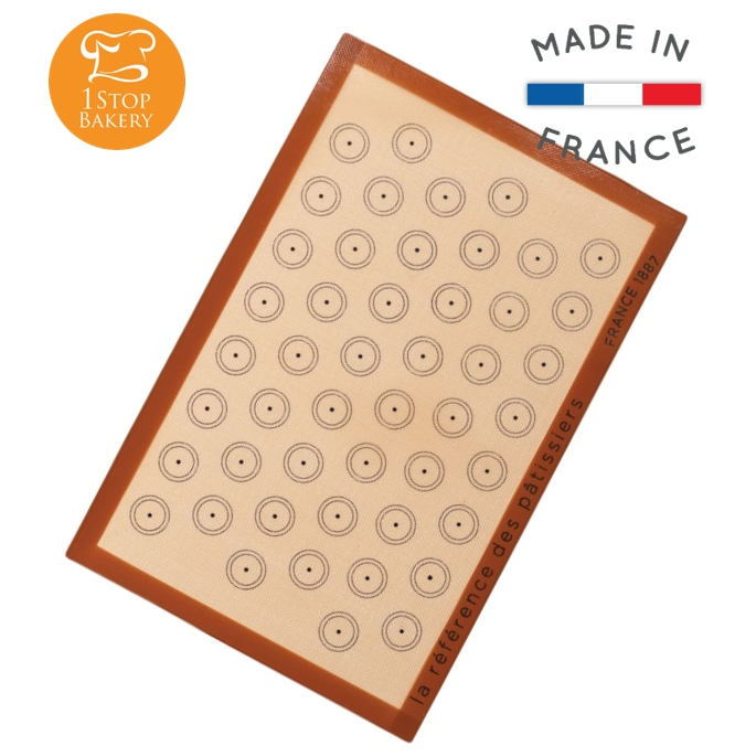 Des Patissiers (France 1887) Silpat Macarons Pat 60x40 Cm. / แผ่นรองอบมาการอง