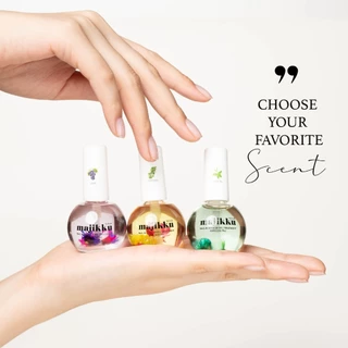 ออยบำรุงเล็บ Majikku หลากกลิ่น Cuticle Nail Oil 15ml น้ำมันบำรุงขอบเล็บ เพิ่มความชุ่มชื้น