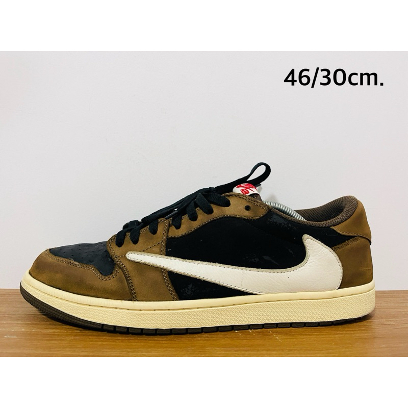 รองเท้ามือสอง nike air jordan 1 retro low og sp travis scott