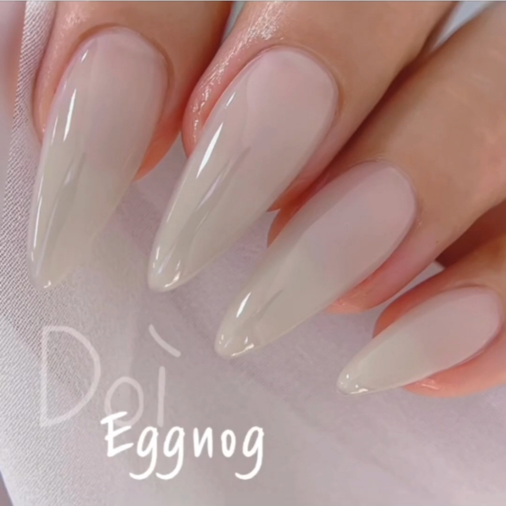 🆕️ 'Eggnog' Nudi Series สีเจลกึ่งใสโทนนู้ดเนื้อ 'โดอิ' Doi by NailBayo ของแท้จากเกาหลี🇰🇷พร้อมส่ง