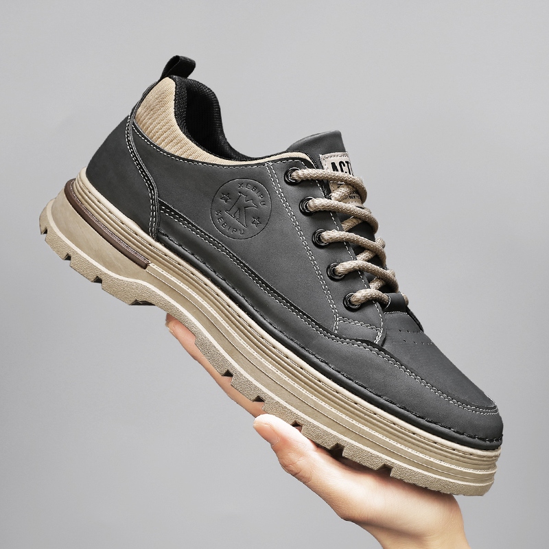 Casual Martin Shoe รองเท้าหนังกลับ รองเท้าผู้ชาย K8221