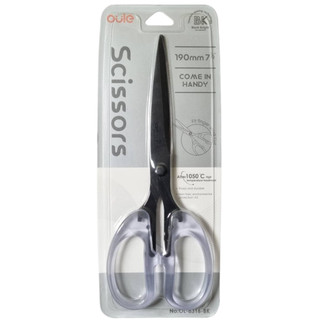Oule กรรไกร กรรไกรตัดกระดาษ รุ่น OL-8316-BK ใบมีดดำ ขนาด 7 1/2 นิ้ว
