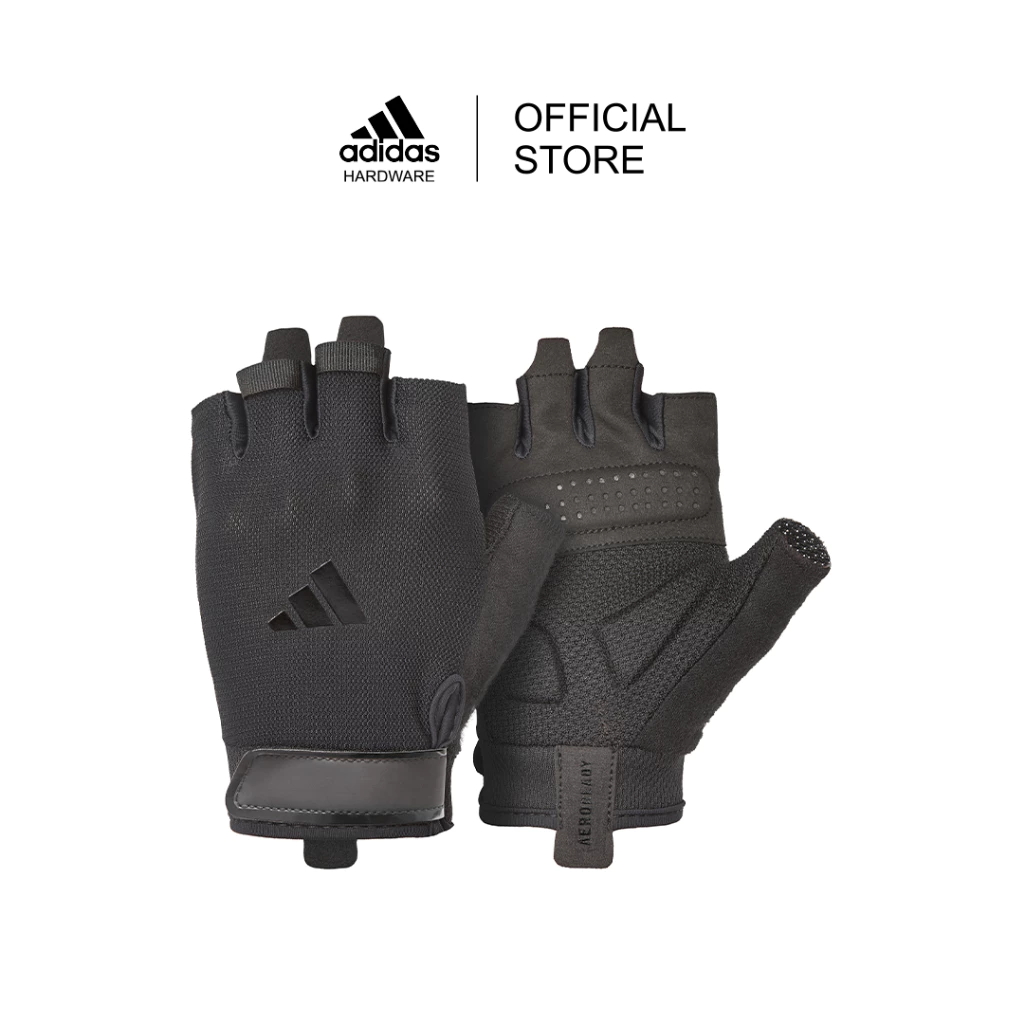 adidas ถุงมือ Essential Training สีดำ / Essential Training Gloves Black (1 คู่ / 1 Pair)