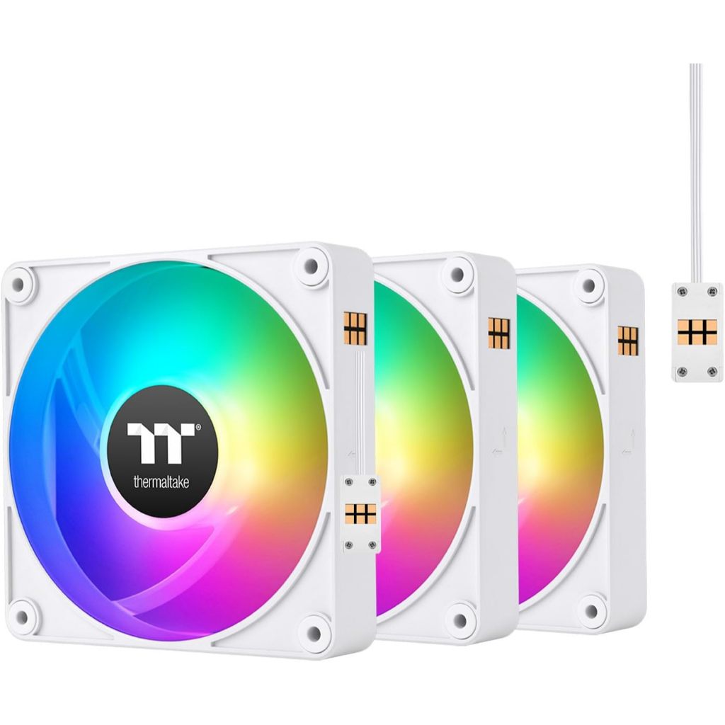 CT120 EX ARGB Sync PC Cooling Fan White (3-Fan Pack) (CL-F190-PL12SW-A)