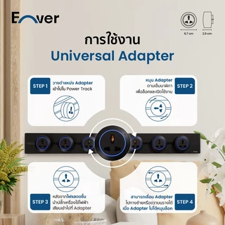 Enver Adapter | Universal (Bundle Pack) อะแดปเตอร์แบบสากล (แพ็ค 3 ชิ้น)