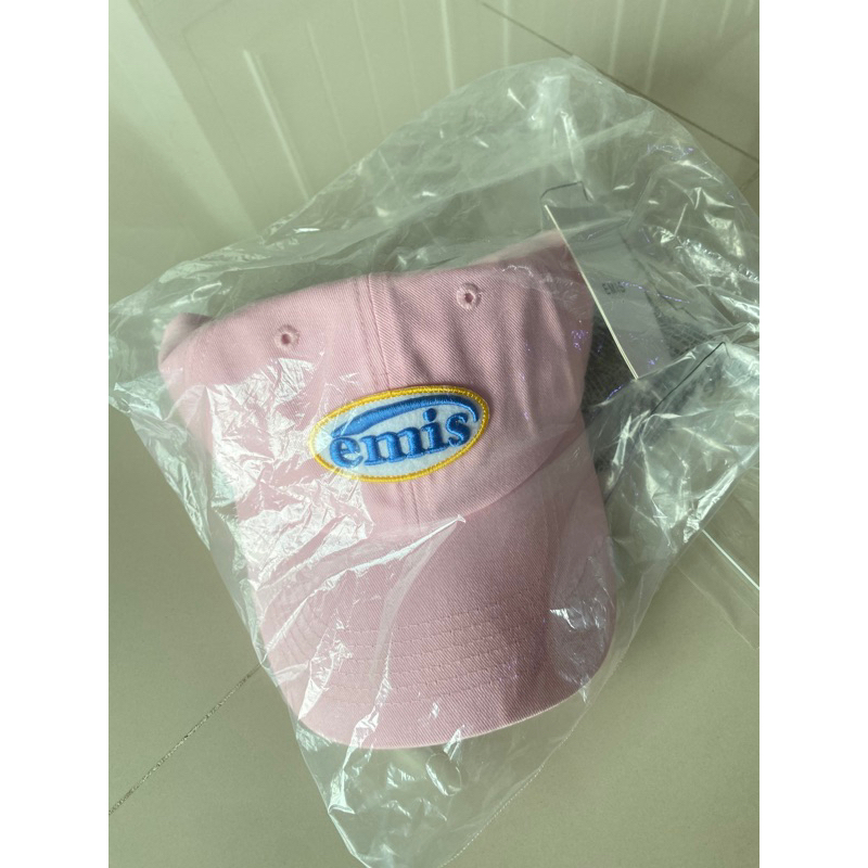 หมวก emis สีชมพู 🌸🎀🧢