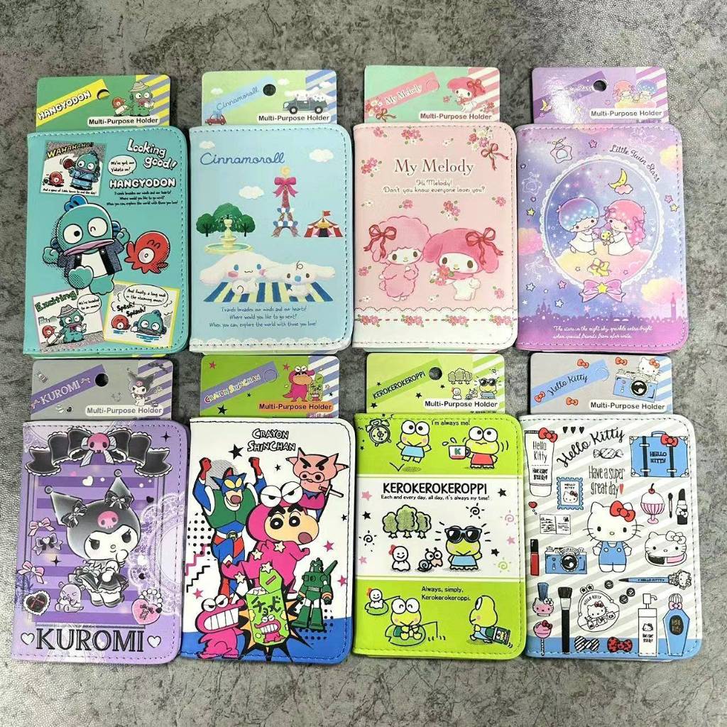 📗 ปกพาสปอร์ต แฟชั่น SANRIO มีทั้งหมด 8 ลาย งานหนัง PU ขนาด 13.5×9.5 cm