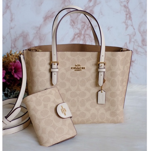 ^-^ส่วนลดXtra แฟชั่น 30%+ส่วนลดร้านค้า 5%: พร้อมส่งแท้ % หลากสี C0ACH Mollie Tote 25