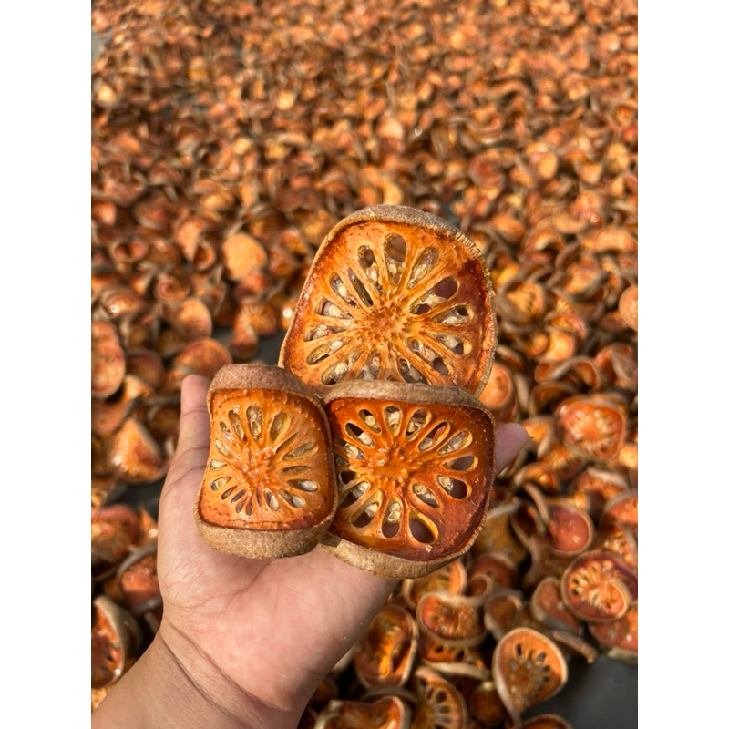 มะตูมแห้ง ใหม่ 1กิโลกรัม คัดเกรดพิเศษ มะตูม ออร์แกนิก ทำเองทุกขั้นตอน แห้งสนิท100% ไม่มีรา