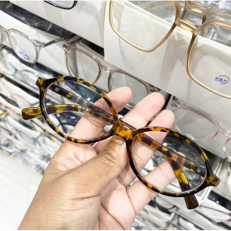 (จัดส่งจากไทย)เเว่นตากรองเเสง คอม มือถือ (พร้อมส่ง) กรอบแข็งแรง สามารถนำไปตัดเลนส์สายตาได้