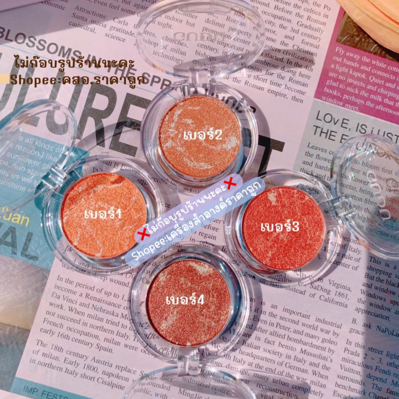 eyeshadow อายแชโดว์ผสมชิมเมอร์