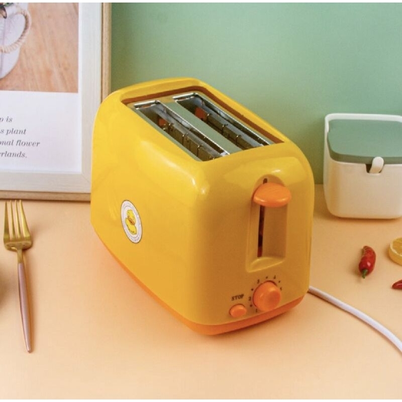 เครื่องปิ้งขนมปัง ลายเป็ด โลโก้ใหม่ เตาปิ้งขนมปัง เครื่องทำแซนด์วิช เครื่องทำขนมปัง เตาปิ้ง ที่ปิ้งข