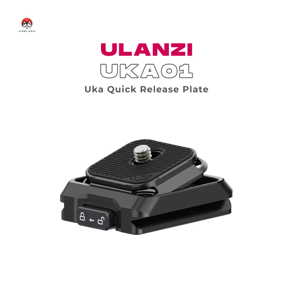 Ulanzi UKA01 Uka Quick Release Plate Kit ชุดเพลทฐานกล้องสลับไว รองรับ Arca-Swiss และ Falcam F38
