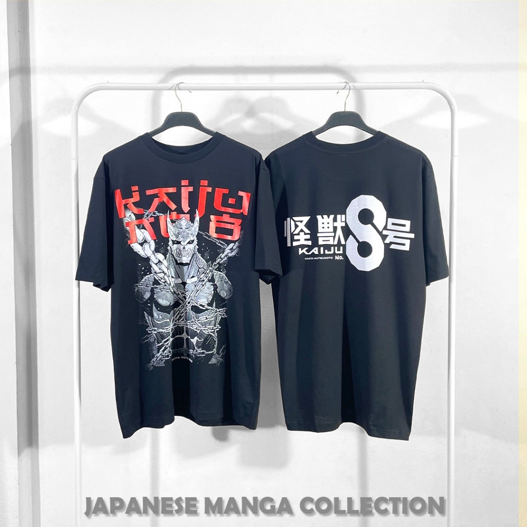 เสื้อยืดการ์ตูน มังงะ อนิเมะญี่ปุ่น KAIJU NO.8 สตรีทแฟชั่น คอกลม แขนสั้น Manga Anime Tees (KJN8-001)