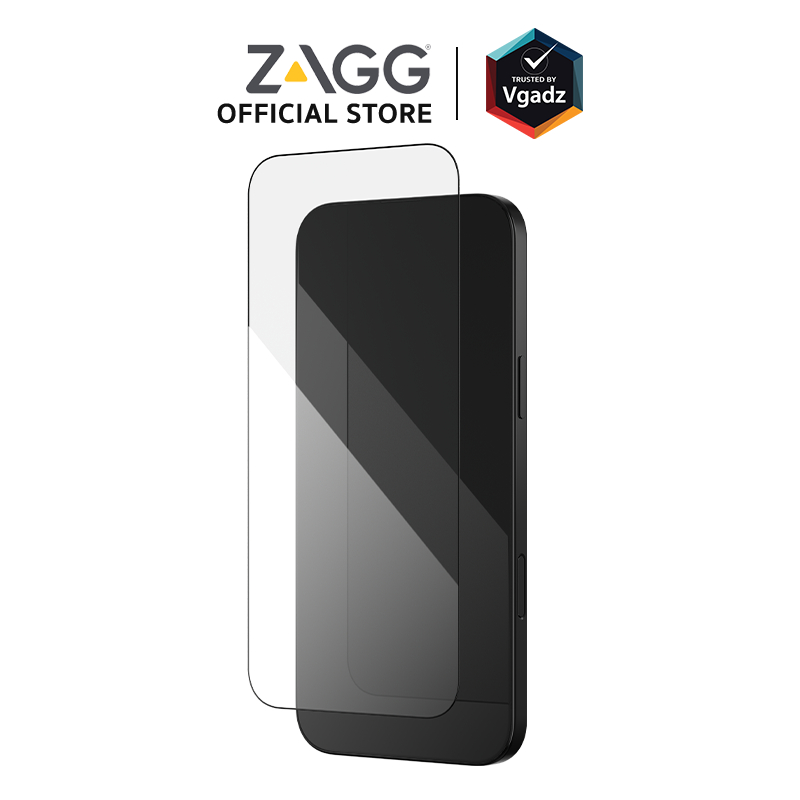 Zagg ฟิล์มกระจกสำหรับ iPhone 16 / 16 Plus / 16 Pro / 16 Pro Max - รุ่น Glass Plus Edge