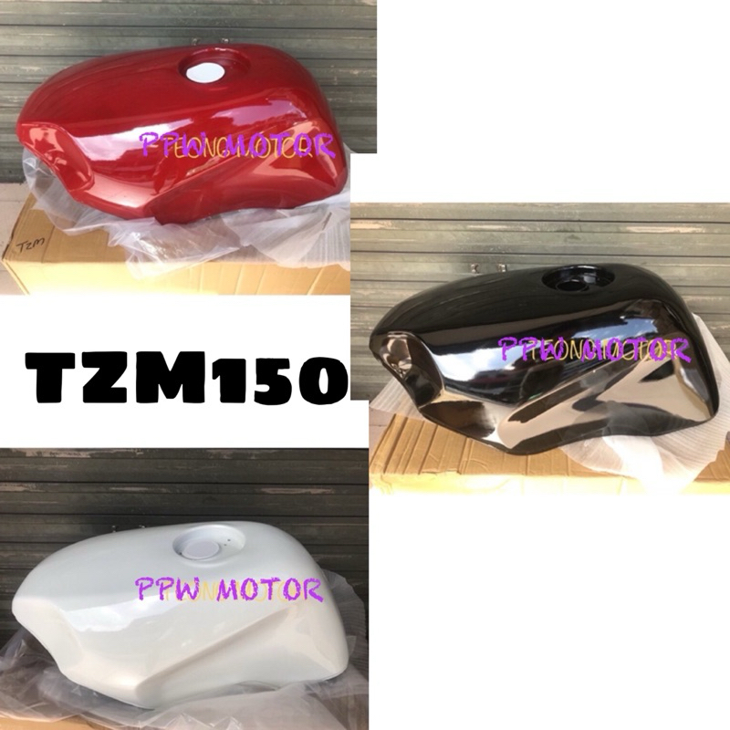ถังน้ำมัน TZM150 ตรงรุ่นมือ1 สีขำว สีดำ สีแดง
