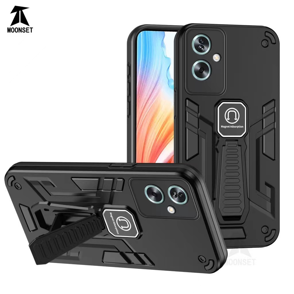 มาไหม่ เคสขาตั้ง ใช้สำหรับ Oppo A6Pro A5i A5Pro A5X A3 A3X A79 Reno11F กันกระแทก ขาตั้ง For ออปโป้ A3X
