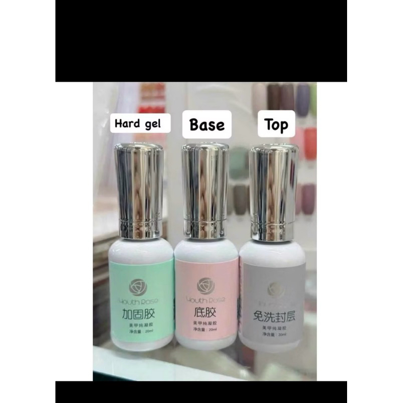 รุ่นใหม่ เพิ่มปริมาณ! Youth Rose 20ml 6 ขวดราคาส่ง แท้100%มีใบรับรอง ท็อป เบส แคร์เจล แคร์เจล เงาทน​ 45วัน+