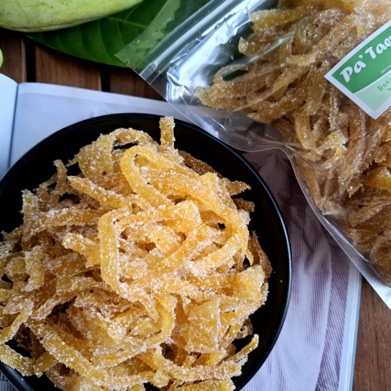 มะม่วงหยีร้านป้าแต๋วขนาด500กรัม รสชาติอร่อยสามรสมีเผ็ดนิดๆหอมมะม่วงหนึบหนับ
