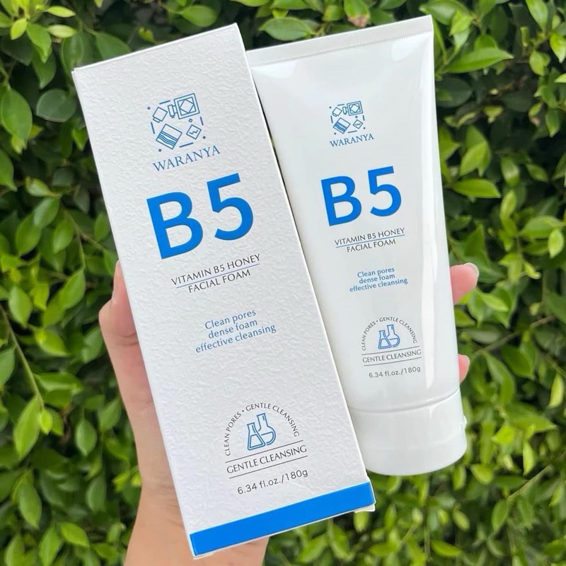 ชื่อสินค้า   โฟมล้างหน้าวรัญยาบี5ขนาด180ml