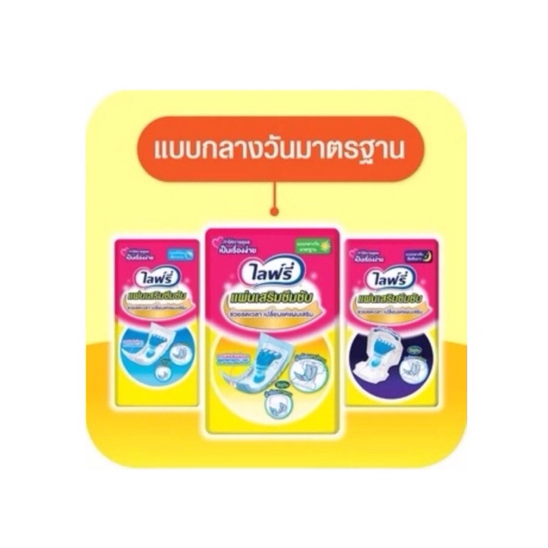 ไลฟ์รี่ แผ่นเสริมซึมซับ