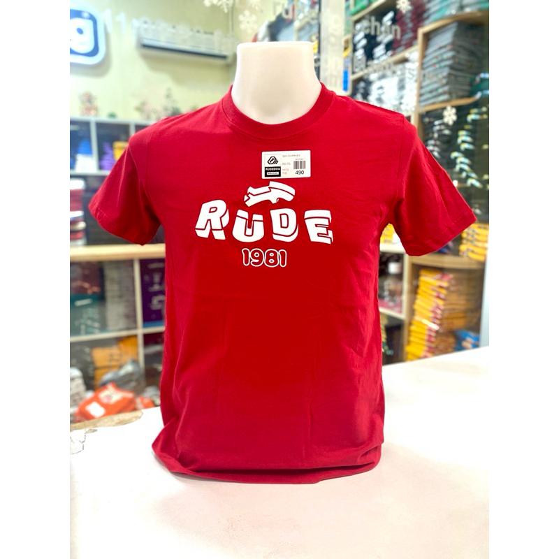 Rudedog เสื้อยืด รุ่น Spin แบรนด์แท้ ผ้านุ่มใส่สบาย Man Clothing