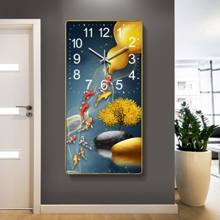 นาฬิกาแขวนห้องนั่งเล่นบ้าน  สี่เหลี่ยมWall Clock