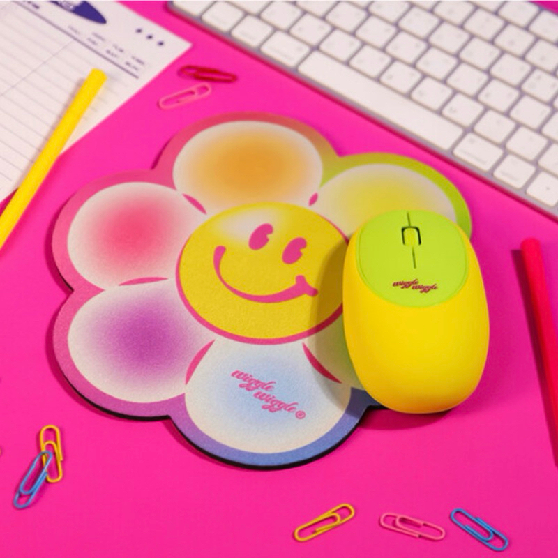 พร้อมส่ง🌈 Wiggle Wiggle แท้ 100% แผ่นรองเมาส์ M1 Pad สีสันสดใส น่ารัก ใจฟู ที่รองเมาส์ จัดโต๊ะ แต่งโต๊ะคอม 73012 รูปที่ 6