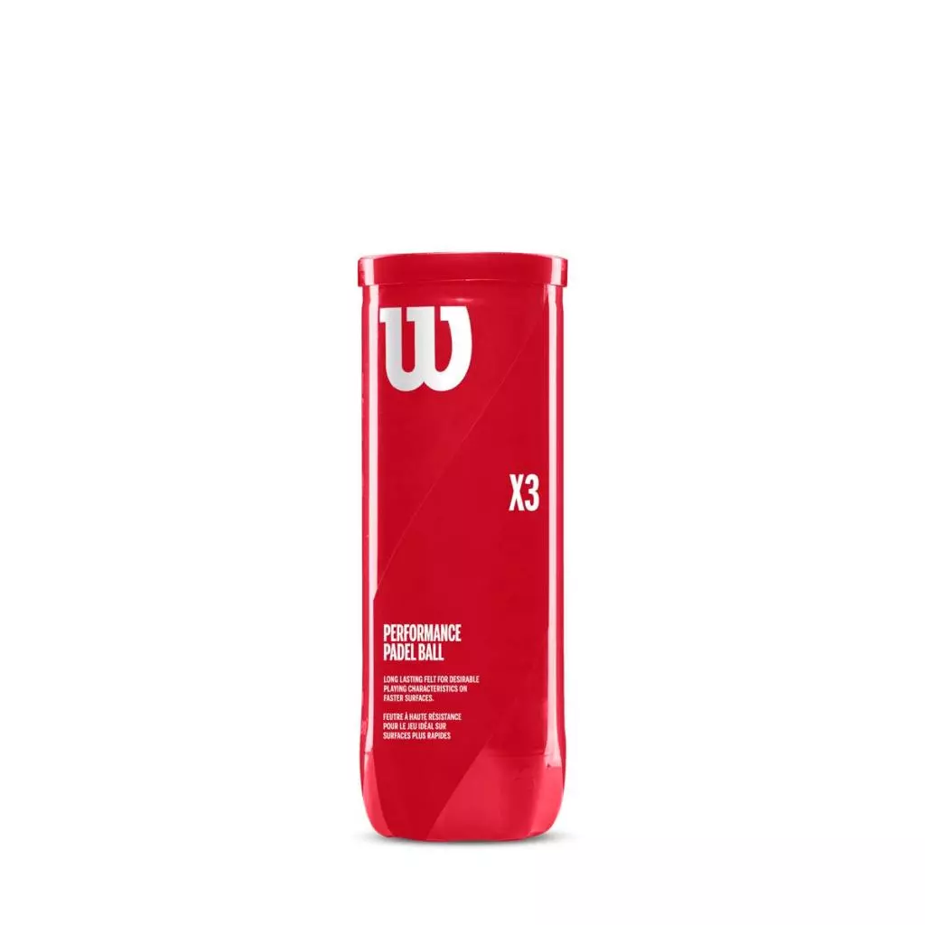 WILSON PADEL X3 - 3 BALL CAN (950 Baht for 4 Can) WR8900801001 Official Store