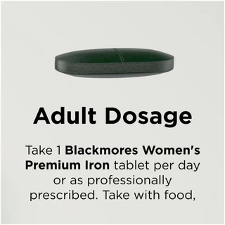 Blackmores Womens Premium Iron 30 Tablets ธาตุเหล็ก วีเมนส์ พรีเมี่ยม ไอออน