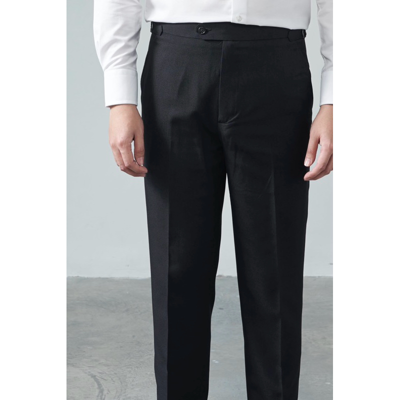 [Code20%ทัก] The Finery - The Hudson Trouser สีดำ Onyx Black | ทรง Slim Fit | ขาเบิ้ล + ตัวปรับเอว