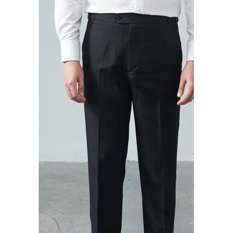 [Code20%ทัก] The Finery - The Hudson Trouser สีดำ Onyx Black | ทรง Slim Fit | ขาเบิ้ล + ตัวปรับเอว