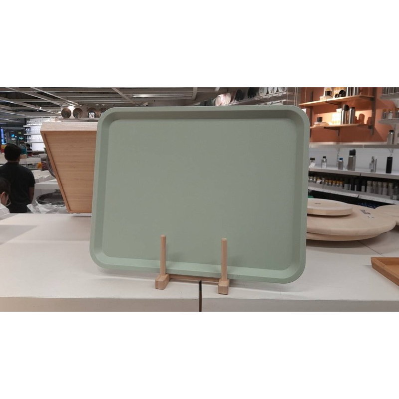 IKEAแท้ TILLGÅNG ทิลล์กง ถาด, สีเขียวอ่อน, 37x29 ซม.