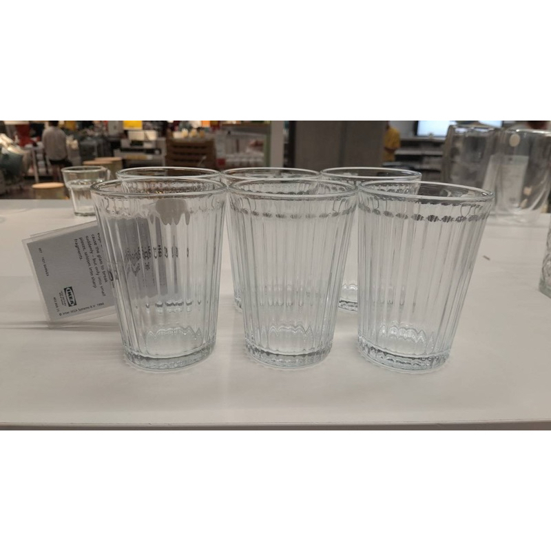 IKEAแท้ VARDAGEN วาร์ดาเกน แก้วน้ำ, แก้วใส, 31  ซล.