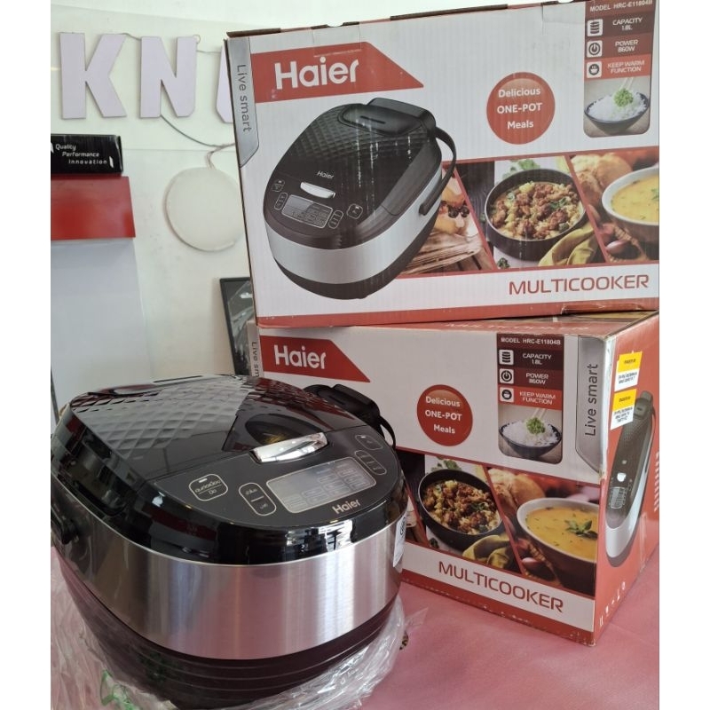 หม้อหุงข้าวดิจิตอล ไฮเออร์ HRC-E11804B 1.8 ลิตร