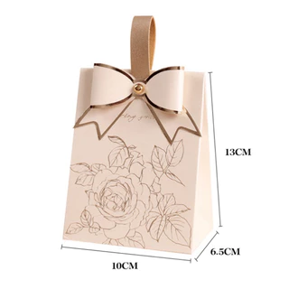 A009 A015 พร้อมส่ง!(แพค5ใบ+ห่วง) ถุงกระดาษใส่ของขวัญ ของชำร่วย ขนม น่ารักมากกก