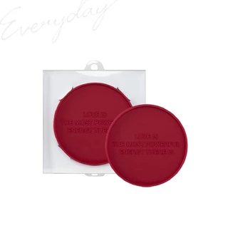 EVERYDAY & FRIENDS | Glass Coaster (Everyday Kmkm) | จานรองแก้ว บ้าน ห้องครัว ออฟฟิศ โต๊ะอาหาร ของขวัญ