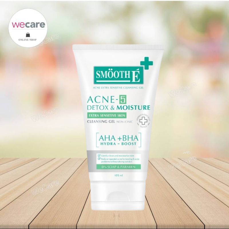 Smooth E Acne Extra Cleansing Gel 1oz 30มล สมูท อี เจลล้างหน้า ไม่มีฟอง