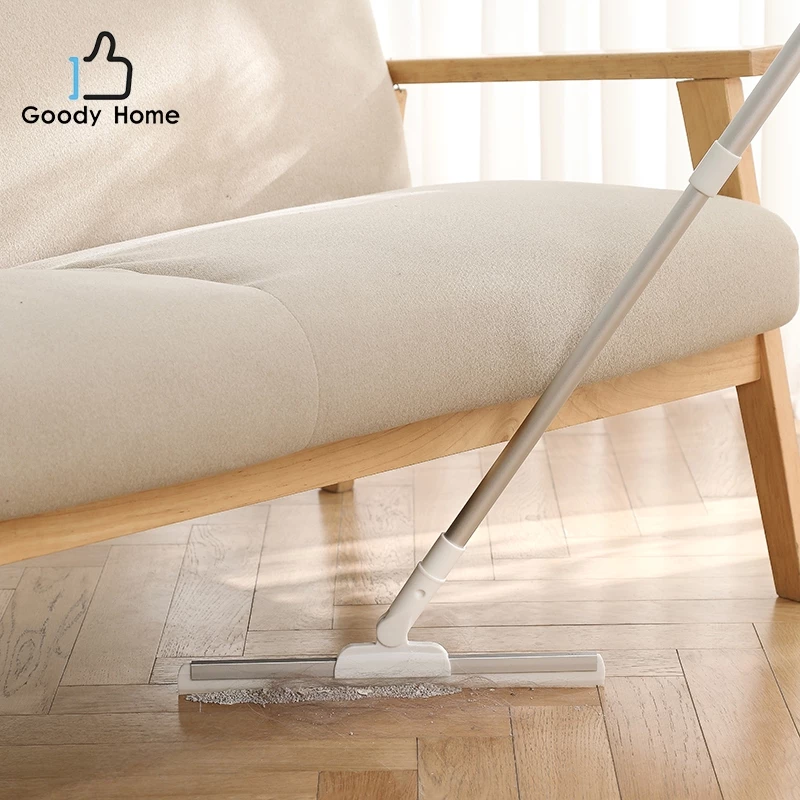 Goody Home ไม้ปาดน้ำ ไม้รีดน้ำพื้น ไม้กวาดยางรีดน้ำ สำหรับกวาดน้ำและฝุ่น ปรับหมุนได้ 180°