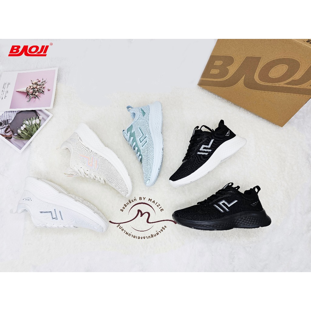 **BAOJI** [ลิขสิทธิ์แท้ ตัวแทนขายเอง] (BJW-1057) รองเท้าผ้าลำลอง ใส่ทำงาน ยืนนานๆ เดินนานๆ *ผู้หญิง* เบาหวิว