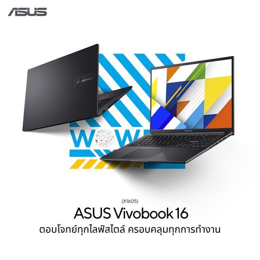 ASUS Notebook  Vivobook X1605VAP-MB716WS Intel Core 7 Processor 150U 16GB 1TB 16.0" 1.88Kg 2Y