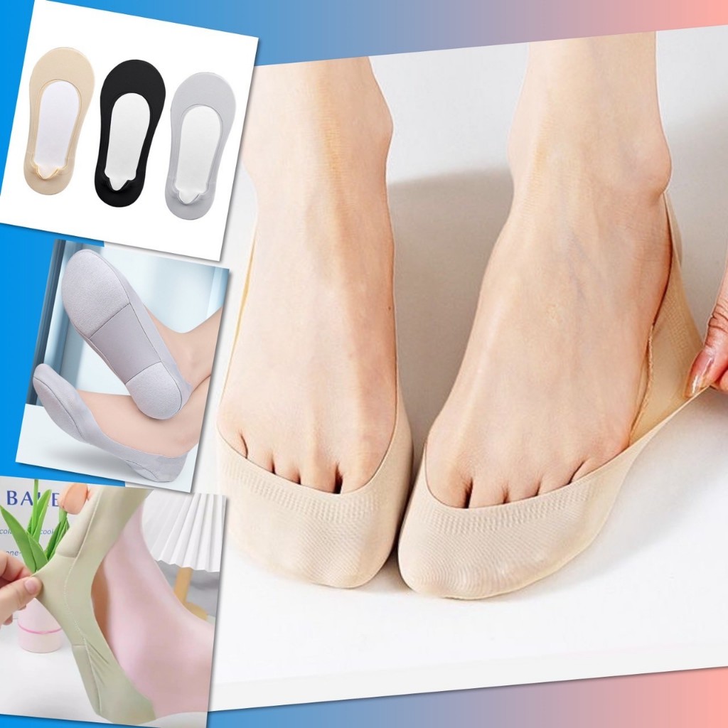 🌈 ถุงเท้า รองส้นเท้า รองฝ่าเท้า รองช้ำ ผ้านุ่ม เสริมส้น แก้ปวดส้นเท้า ฝ่าเท้า ระบายอากาศ ลดแรงกระแทก ช่วยเดิน นุ่ม 🌈