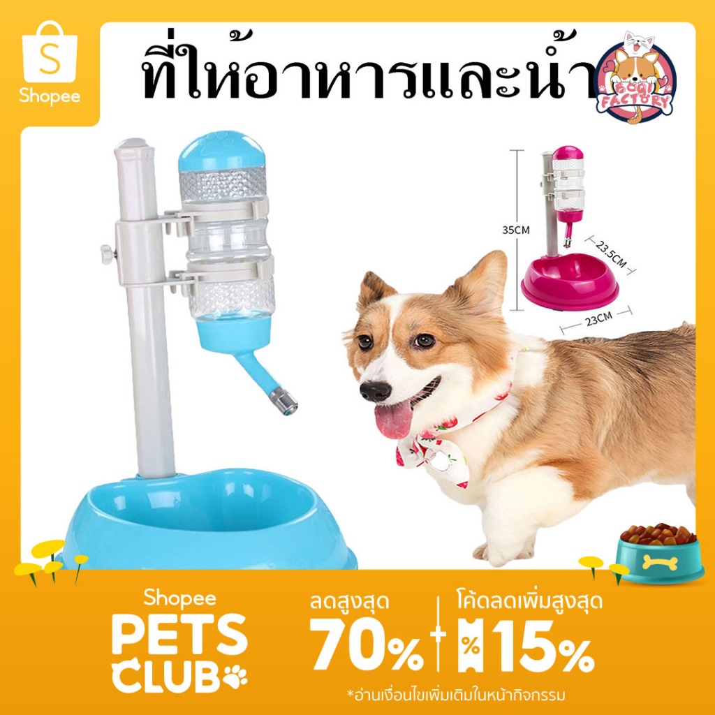 Boqi factory ที่ให้น้ำสัตว์เลี้ยง ตู้เครื่องจ่ายน้ำดื่มเครื่องป้อนอาหารจานชามขวดสัตว์เลี้ยง สุนัข แมว CF-204