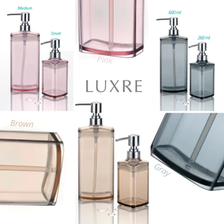 Richell Home(ริเชลล์) LUXRE Dispenser Mini 260 ml ขวดใส่สบู่เหลว ขวดใส่สบู่ ฝากว้าง เทง่าย ดีไซน์โมเดิร์น
