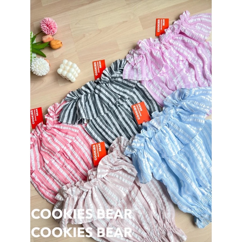 cookies bearเสื้อปาดไฟล่