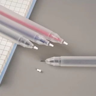 ปากกาเจล ปลอกขุ่น 👍🏻หมึกเยอะ ขนาด 0.5 mm เขียนลื่น หมึกเยอะ ปากกาเจล เครื่องเขียน ปากกาสี ปากกา มี3สี✨